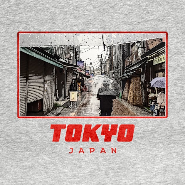 Tokyo Streets with English text by Klenk